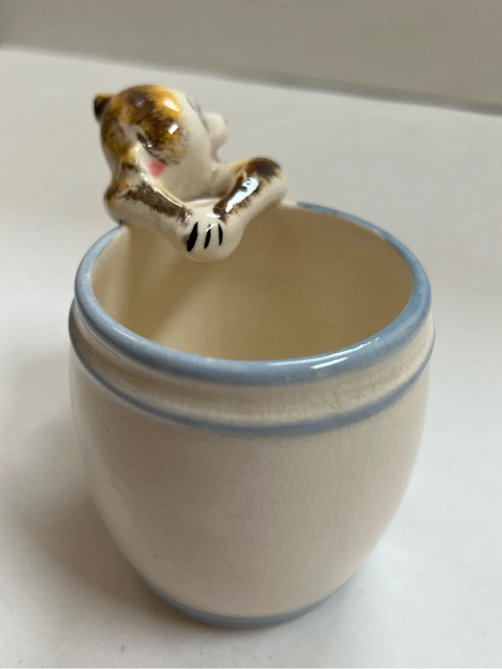 Vintage Honey Bear Farm Children's Cup Mug For Milk  Juice 1950’s Hand Decorated